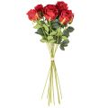Kunstig rose med lang stilk,