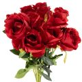 Kunstig rose med lang stilk,