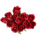 Kunstig rose med lang stilk,