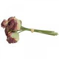 Floristik24 Roser antikt rosa, silke blomster, kunstige blomster L23cm 8stk