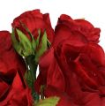 Floristik24 Bukett med roser rød 25cm