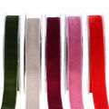 Floristik24 Fløyelsbånd forskjellige farger 20mm 10m