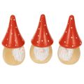 Floristik24 Mini-gnomfigur fluesopp borddekorasjon 10 cm 6 stk