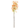 Kunstig blomst orkidegren oransje filigran romdekorasjon 110 cm 3 stk | Floristik24.no