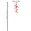 Kunstig blomstrende gren Oncidium orkide dekorasjon 112 cm 3 stk | Floristik24.no