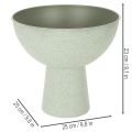 Skål med stativ for planter, dekorativ skål, 25 cm | Floristik24.no