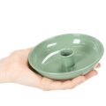 Grønn metalllysestake, dekorativ, for spisslys, 13 cm | Floristik24.no