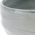 Floristik24 Keramikkskål, bølget plantekasse, keramisk dekor oval Ø18,5cm H7,5cm