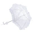Floristik24 Paraply med hvit spiss Ø60cm L80.5cm