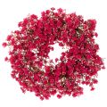 Floristik24 Kunstig blomsterkrans, babypustdekorasjon, 30 cm