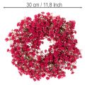 Kunstig blomsterkrans, babypustdekorasjon, 30 cm | Floristik24.no
