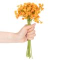 Kunstig babypust oransje gren til blomsteroppsatser 30 cm 10 stk | Floristik24.no