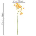 Kunstig babypust oransje gren til blomsteroppsatser 30 cm 10 stk | Floristik24.no