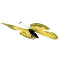 Floristik24 Sommerfugl gul på klips 11cm 6stk