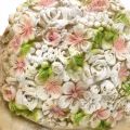 Floristik24 Snegl med blomsterdekor, hagedyr, dekorativ snegl, sommerdekorasjon brun/rosa/grønn H13,5cm L19cm
