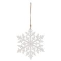 Stor dekorativ snøfnugg, hengende dekorasjon, 30 cm | Floristik24.no