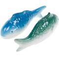 Floristik24 Svømmefisk blå/grønn keramikk 16cm 2stk