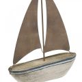 Floristik24 Deco seilbåt tre rust maritim dekorasjon 16×25cm