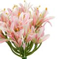 Floristik24 Silkeblomst agapanthus rosa 80cm