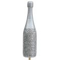 Floristik24 Champagneflaskeplugg 7cm med glimmer L30cm 8stk