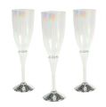 Floristik24 Nyttårsaften dekorasjon champagneglass Ø2,5cm H9,5cm 8stk