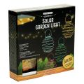 Floristik24 Solar hage lys gul 22cm med 25 LED varm hvit