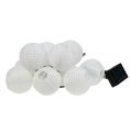 Floristik24 Solar lanternekjede LED 4,5 m hvite 10 pærer