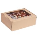 Speilbær julekuler gullbrune Ø40mm 32 stk | Floristik24.no