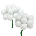 Floristik24 Speilbær Ø2cm hvit matt, blank 140 stk