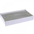 Ensfargede lys olivengrønne pinnelys 34×240mm 4 stk | Floristik24.no