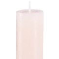Ensfargede lys rosa pinnelys lys rosa 34x300mm 4 stk. | Floristik24.no
