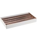 Koniske lys ensfarget kobberlakkert 34x300mm 4 stk | Floristik24.no