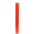 Floristik24 Koniske lys farget oransje 34 mm x 300 mm 4 stk.