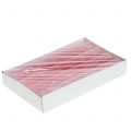 Pinnelys farget rosa 34mm x 240mm 4 stk | Floristik24.no