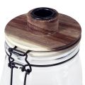 Pinnelysestake dekorativt glass med lukking Ø10cm H16cm | Floristik24.no