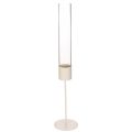 Floristik24 Lysestake med glassylinder på metallbase 50 cm