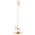 Floristik24 Juletrelysholder gyngehest 20 cm 3 stk