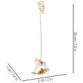 Juletrelysholder gyngehest 20 cm 3 stk | Floristik24.no
