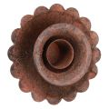 Pinnelysholder for plugging i rustlook Ø8,5cm H4cm 4stk | Floristik24.no