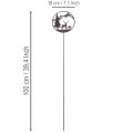 Dekorativ stake, skogsdyr, hjort og furu, 100 cm | Floristik24.no