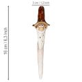 Dekorativ hagegnomfigur til blomsterpotter, 16 cm, 2 stk. | Floristik24.no