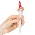 Dvergfigur til å stikke, med langt skjegg og sopphatt, dekorasjon, 17 cm, 2 stk. | Floristik24.no