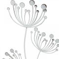 Floristik24 Vårpynt, deco plug flower shabby chic hvit, sølv L87cm B18cm