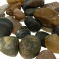 River Pebbles Naturlig Lys og Mørk 2-3cm 1kg | Floristik24.no