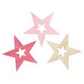 Floristik24 Stjerner for å spre rosa, rosa, natur 4cm 72stk