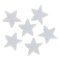 Floristik24 Stjerneglitter 1,5 cm for sprinkling av hvite 144 stk