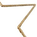 Floristik24 Stjernesett for hengende gull, glimmer 17-32cm