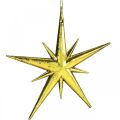 Floristik24 Julepynt stjerneheng gylden B11,5cm 16stk