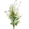 Floristik24 Vårbukett kunstrosa, hvit, grønn kunstig blomsterbukett H43cm