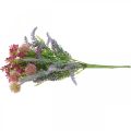 Floristik24 Kunstig bukett lavendel borddekor lilla, rosa H42cm